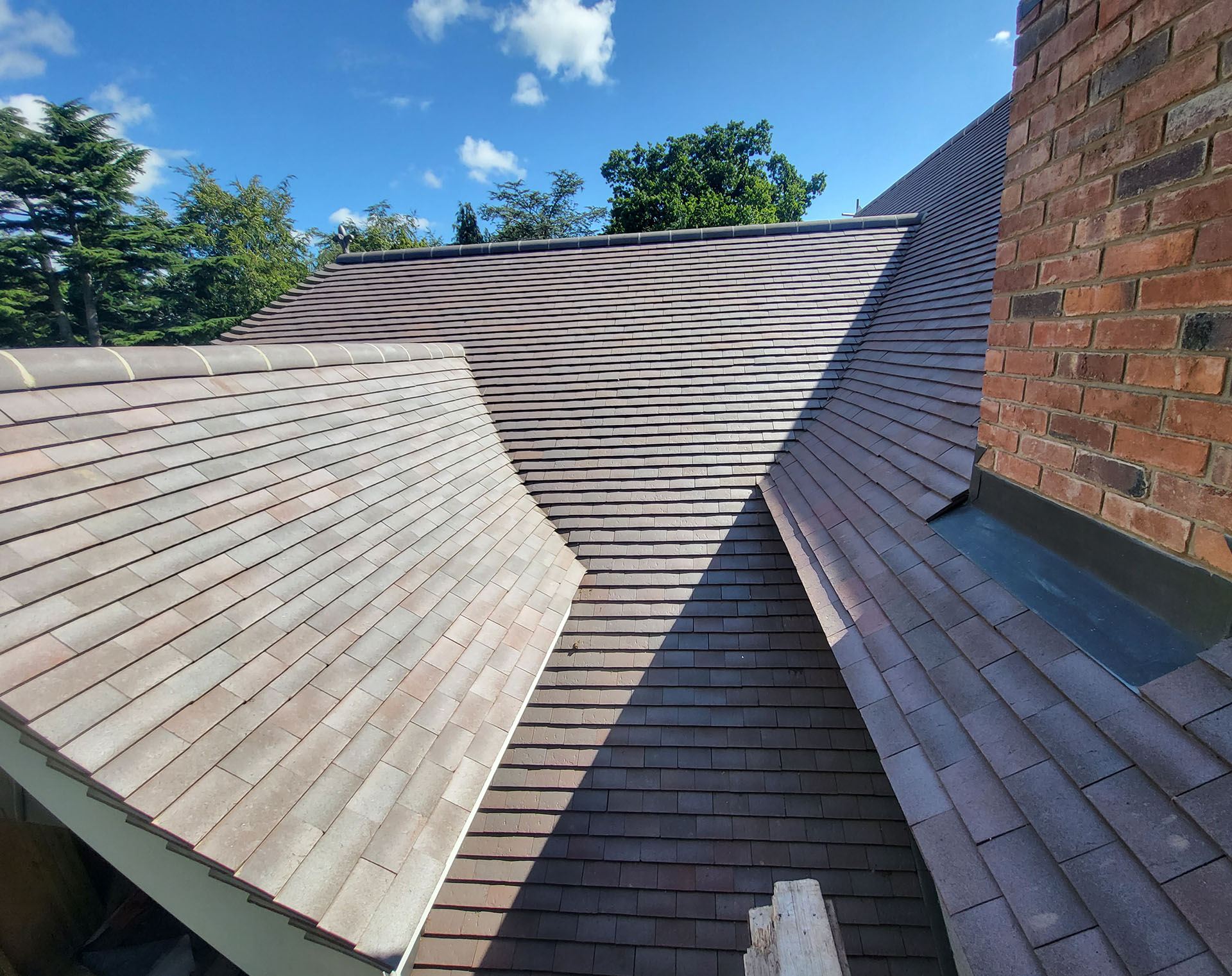 Craig Kearney uses regular Dreadnought valley fittings on uneven roof pitches