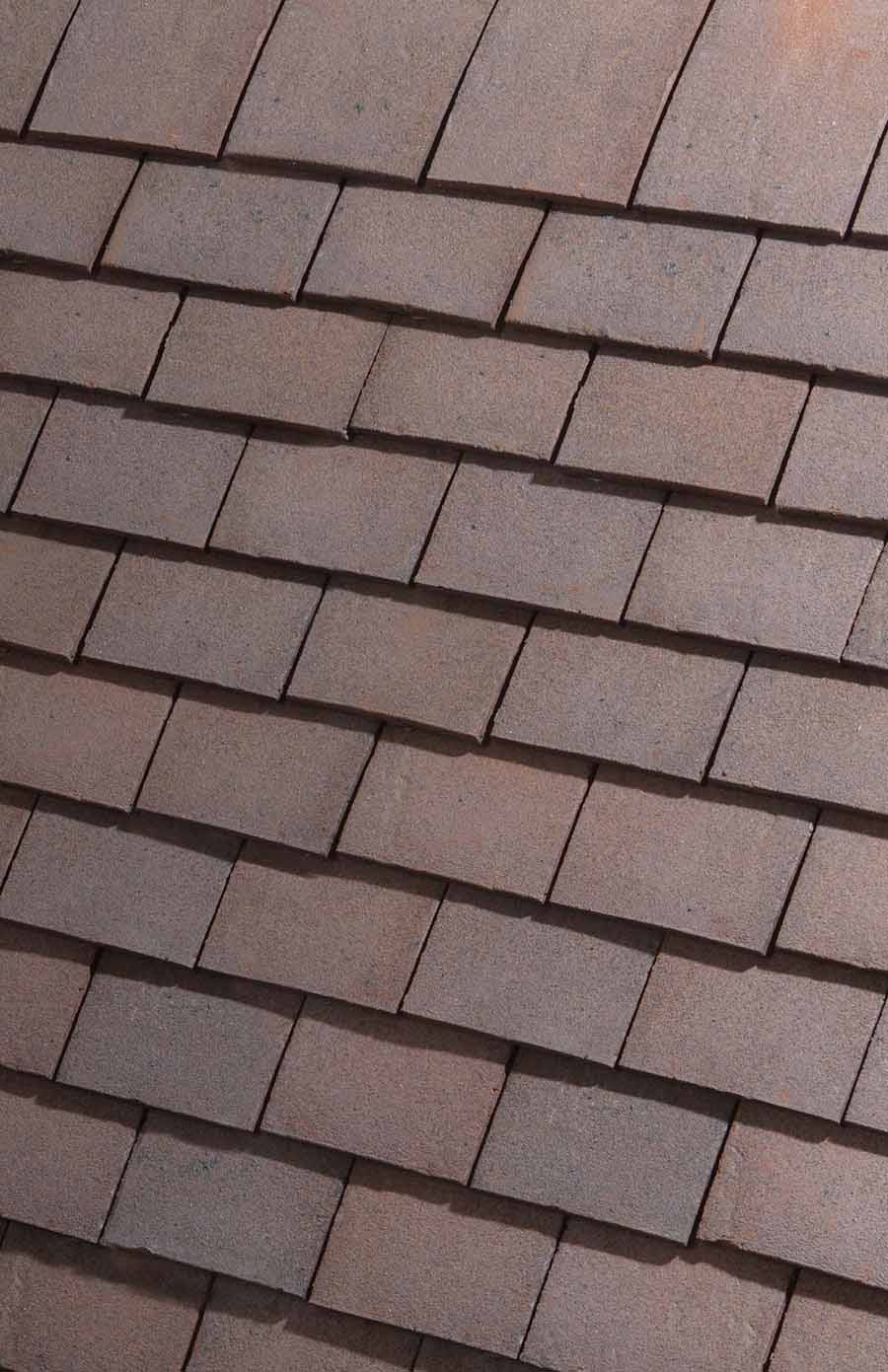 Classic Dark Heather Handmade clay roof tiles