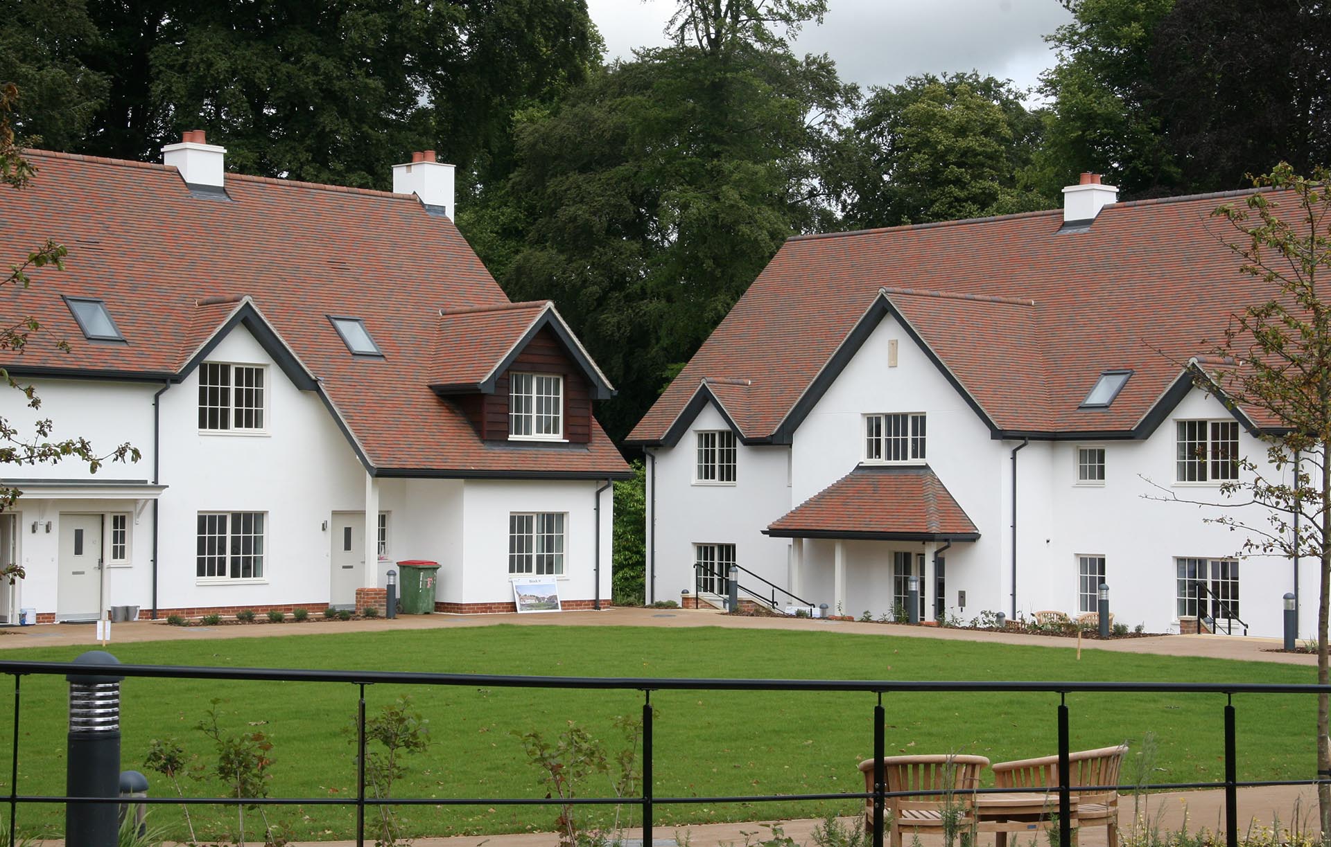 Collingwood blend tiles at Lime Tree Court at Audley Inglewood