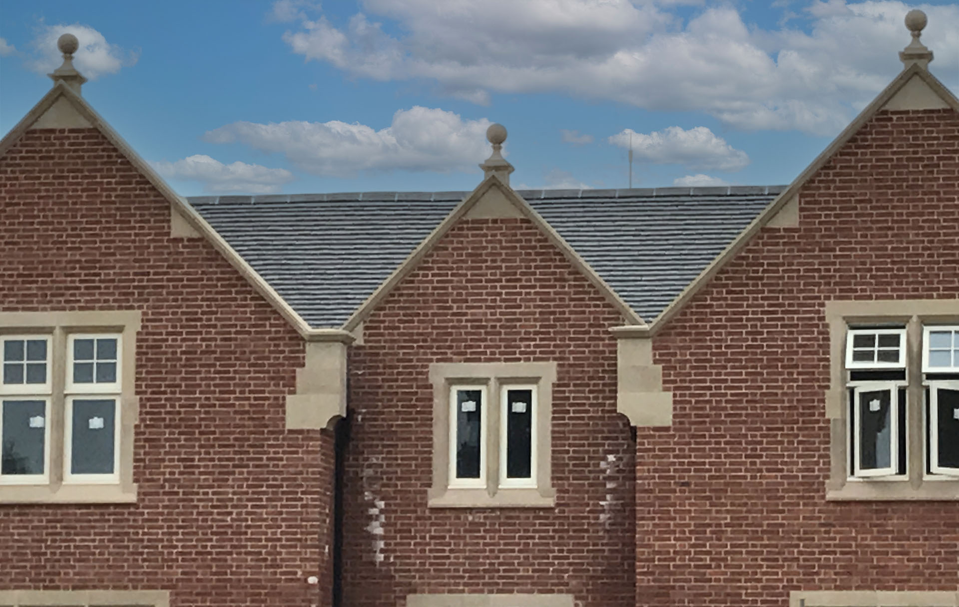Dreadnought Staffs Blue Rustic on a luxury new build home