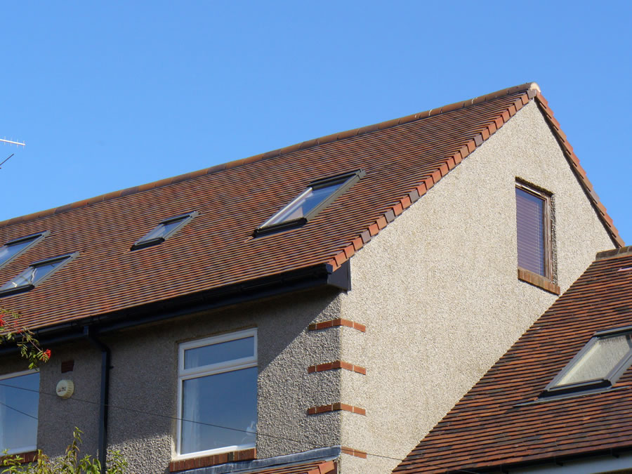 Dreadnought Trafalgar blend roof tiles on a private house in Sheffield