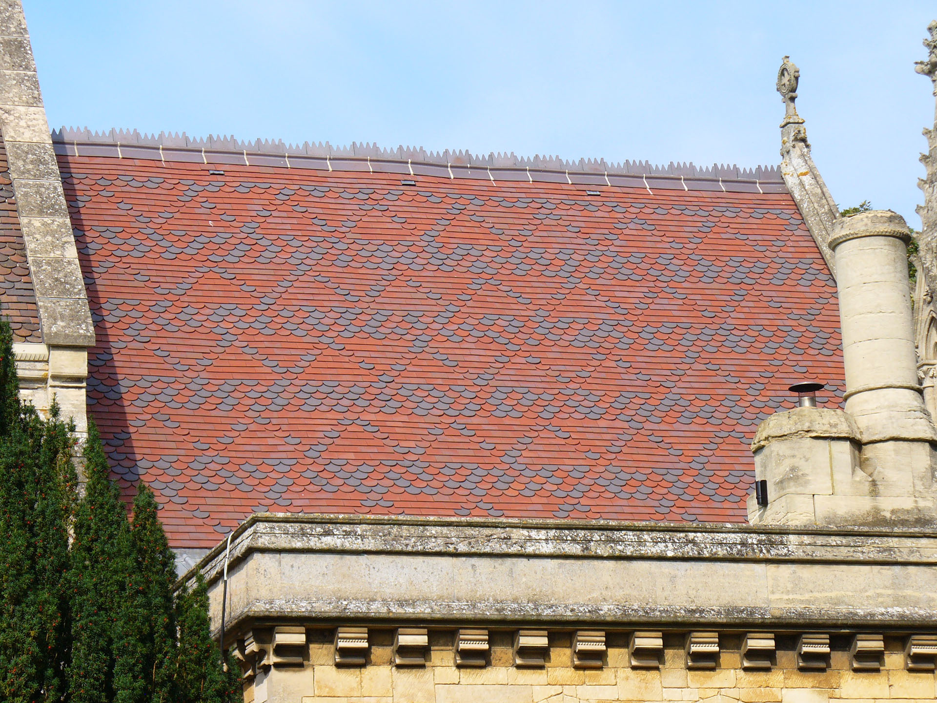 Nocton Church Red Blue Blend