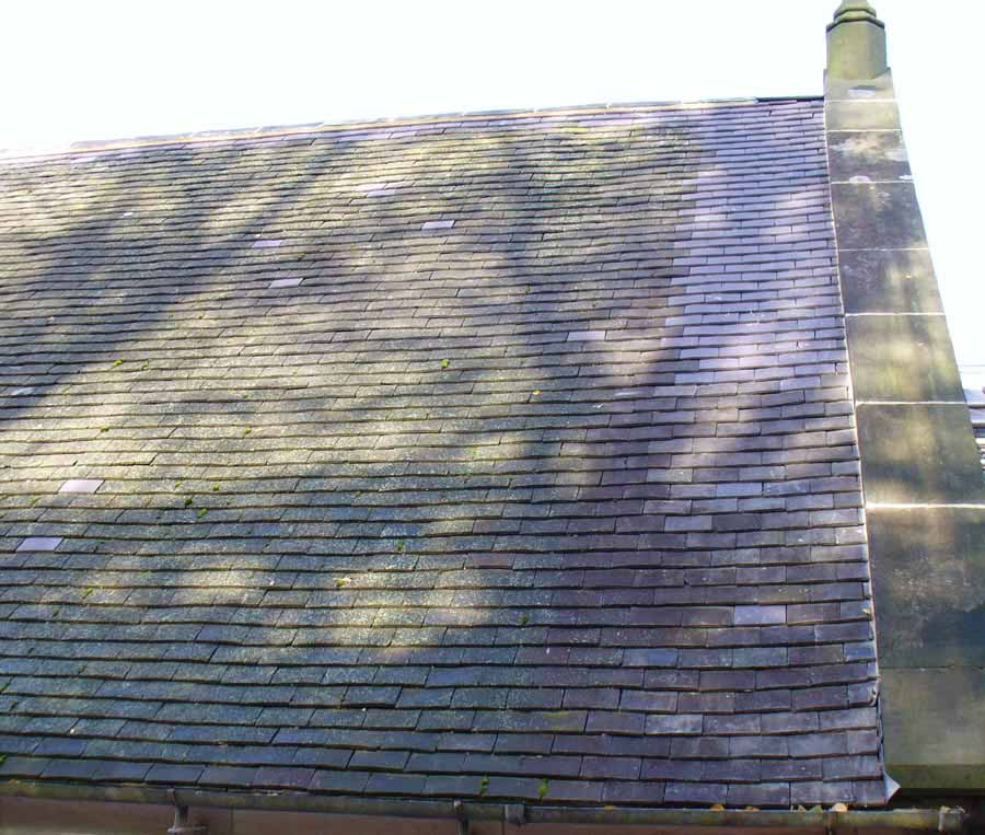 Dreadnought staffs blue 11 x 7 tiles were used to repair Old Dalby Church roof