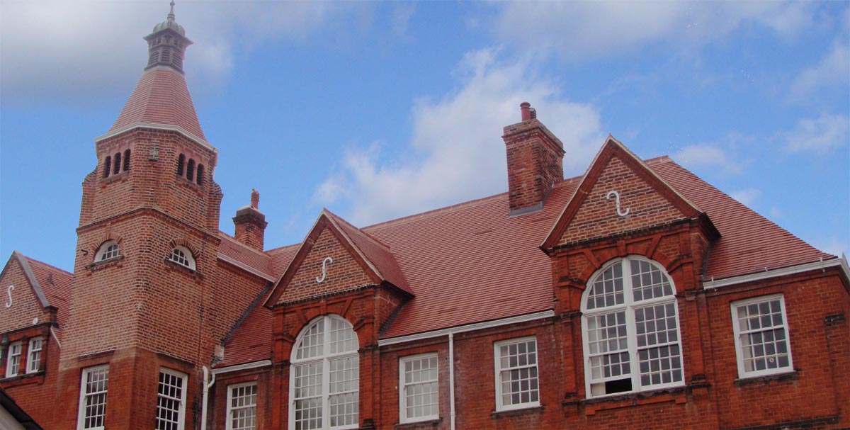 St Johns Green School Plum Red tiles
