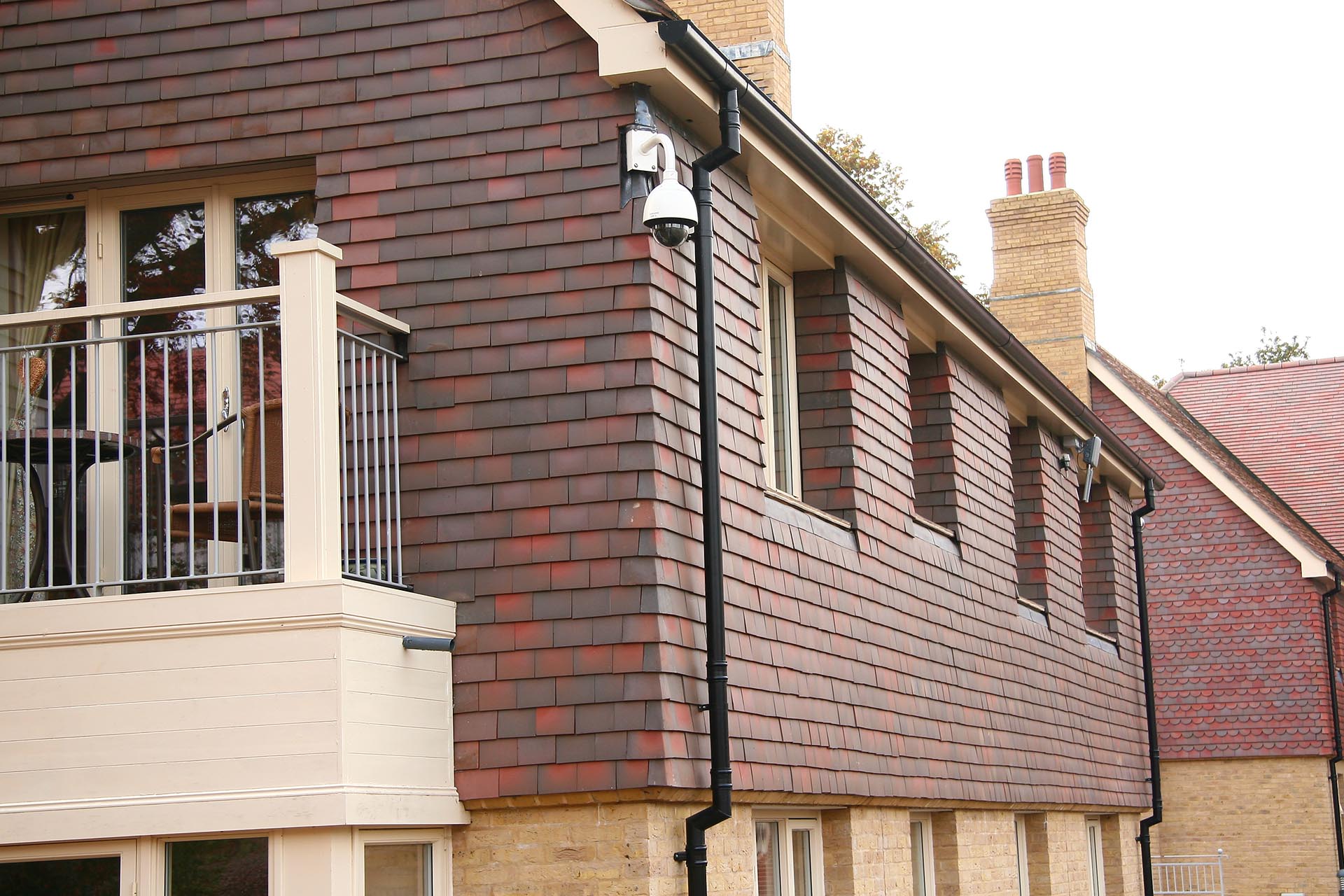 Vertical tiling with commercial grade tiles at The Mount