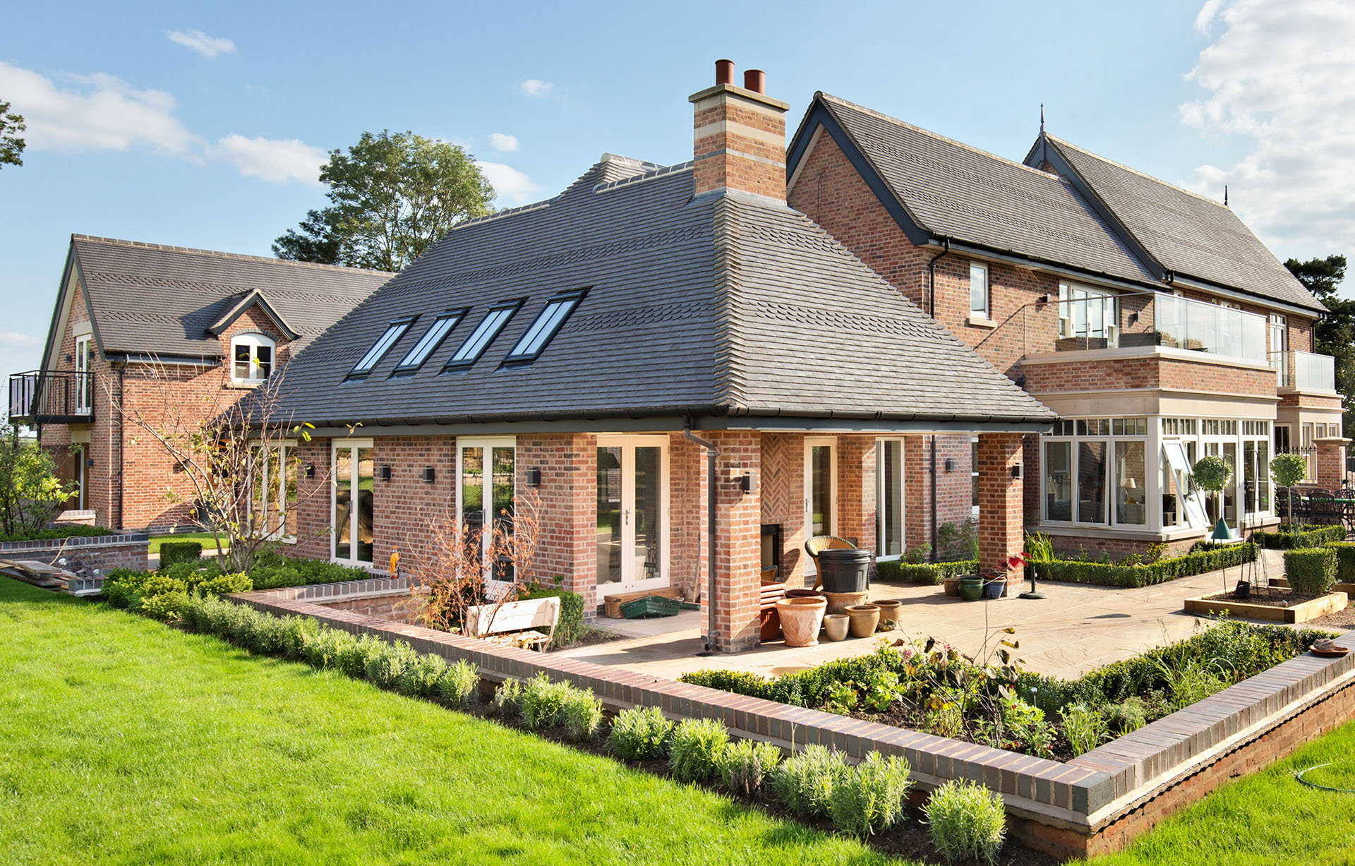 Victorian Self Build with Staffs Blue rustics