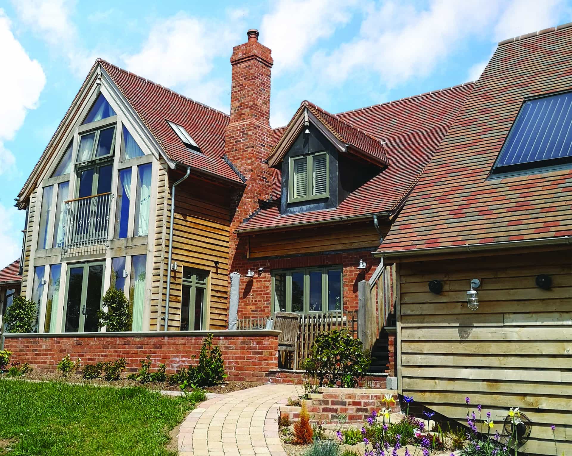 a mixed blend of Dreadnought rustic tiles