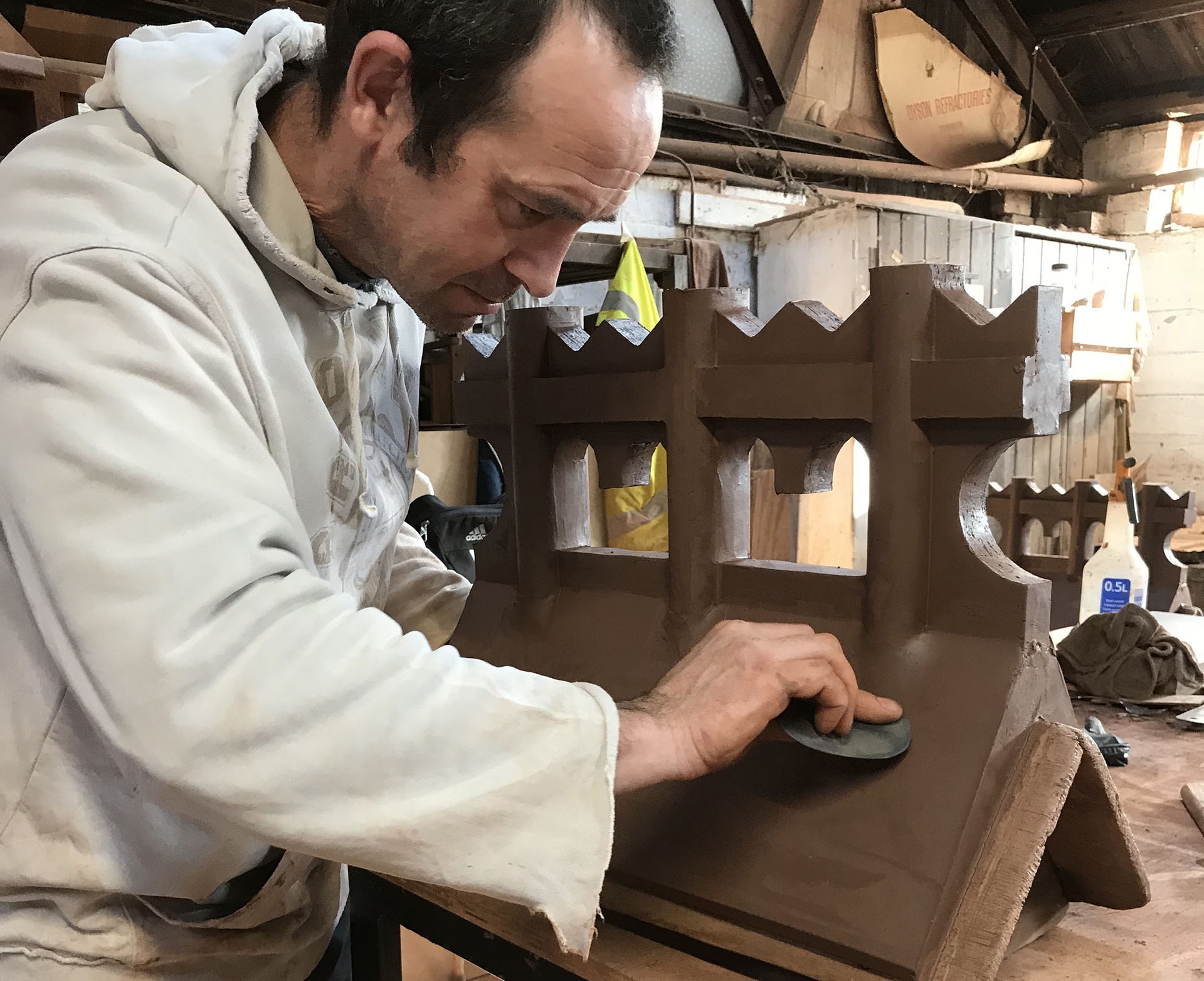 bespoke ornamental ridge for Athlone House