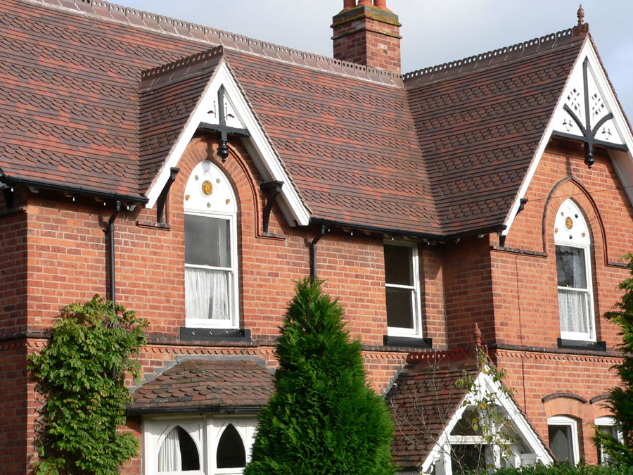 Collingwood blend tiles reroof a Victorian house in Bromsgrove