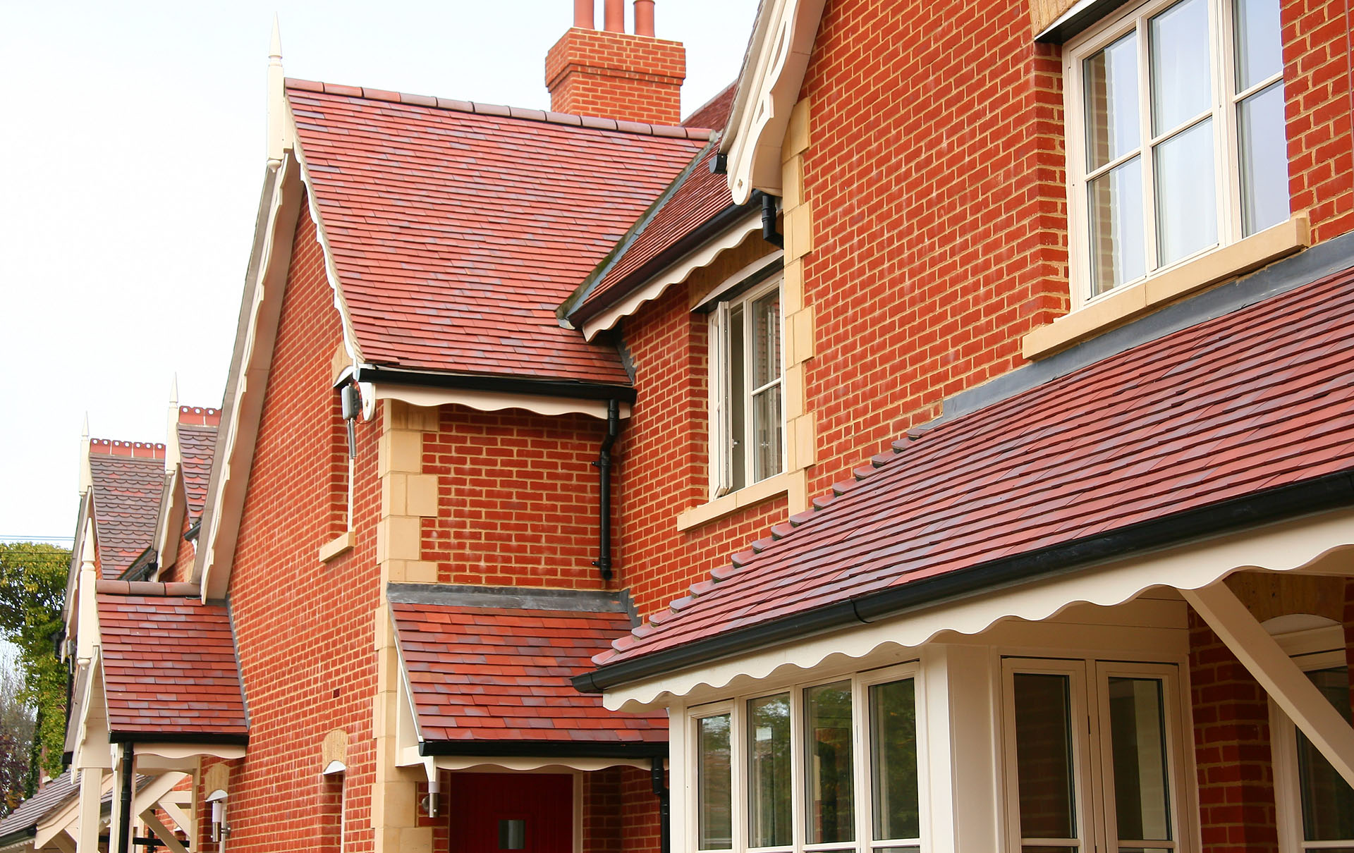 commercial quality country brown tiles at the Mount in Hampshire