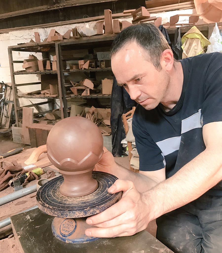 making a bespoke ball finial