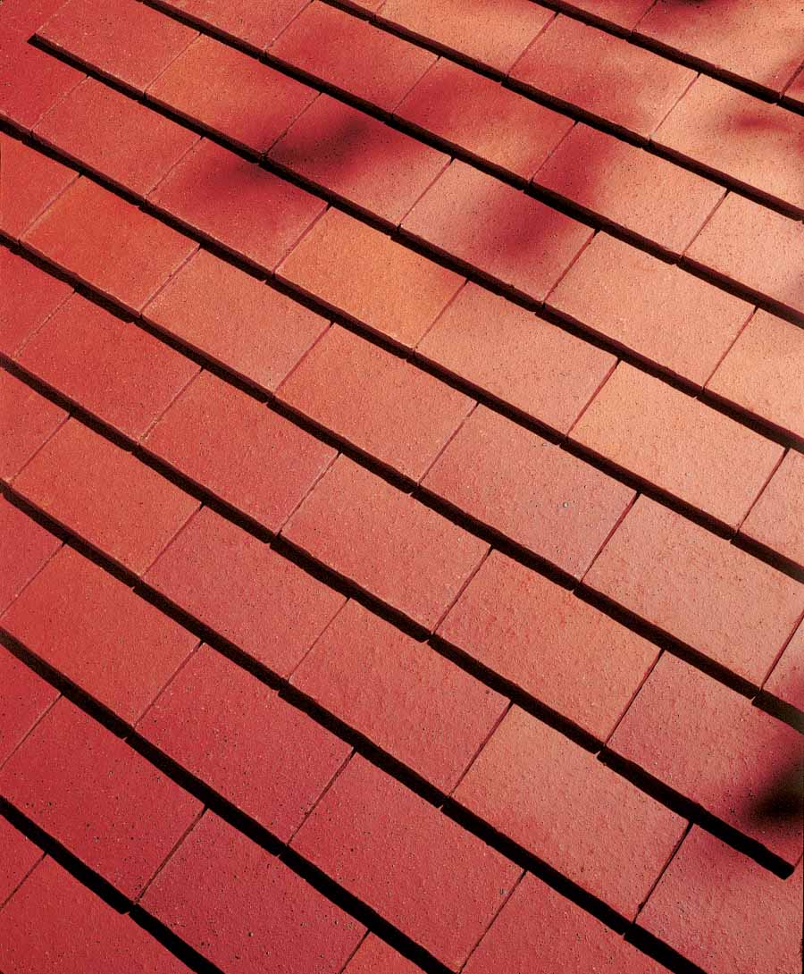 Plum Red Clay Roof Tiles Dreadnought Smoothfaced