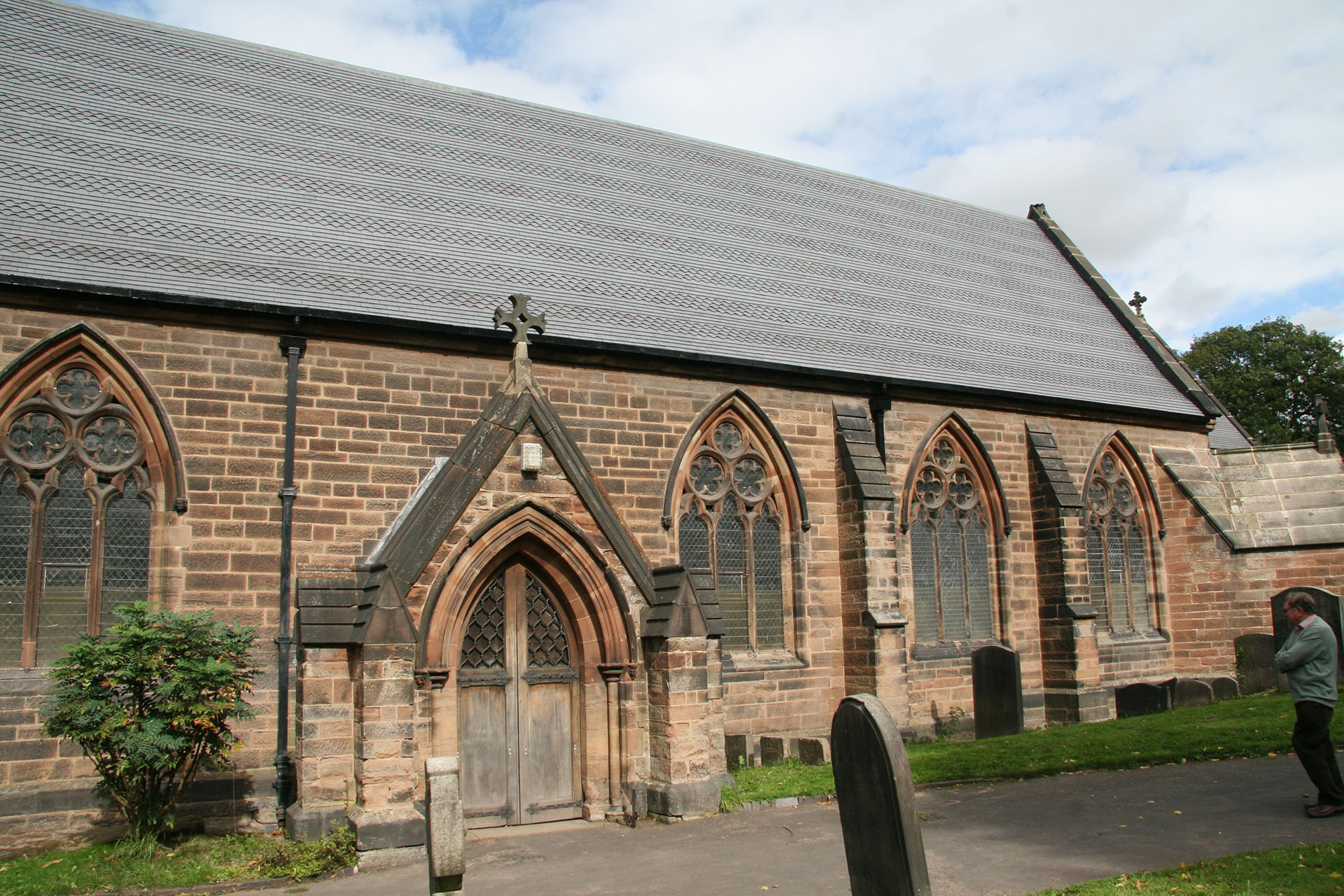 the South aisle at St Marys Bushbury